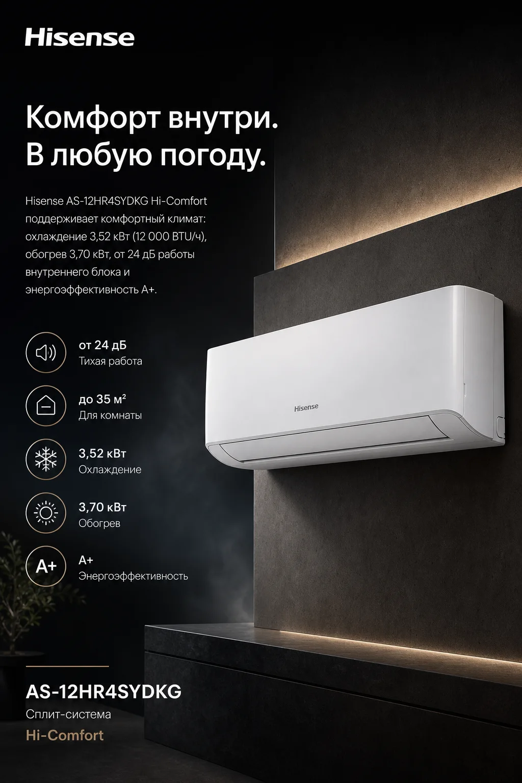 Hisense AS-12HR4SYDKG